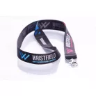 Šnúrka na krk s rebrovaním a s farebnou potlačou na 2 stranách 20x900mm - so štandardnou karabínou