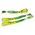 R-PET náramok (z recyklovaných PET fliaš, 15x340 mm, s farebnou potlačou na jednej strane) - s plastovým krúžkom