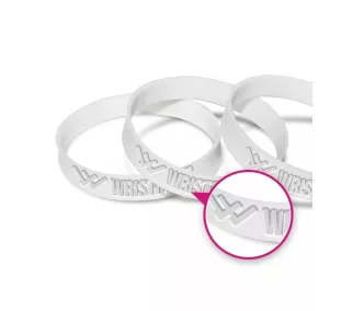 Silikónový náramok - S vonkajšou razbou