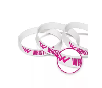   Silikónový náramok - S vonkajšou razbou a výplňou 1 farbou