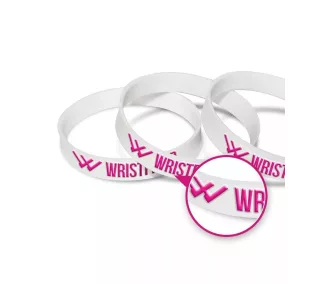   Silikónový náramok - S vnútornou razbou a výplňou 1 farbou