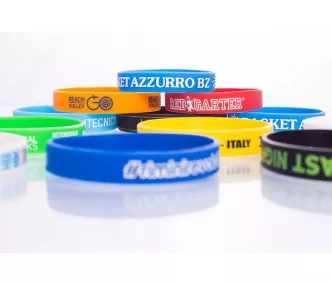   Silikónový náramok - S jedinečnou 1 farebnou potlačou - Detská veľkosť