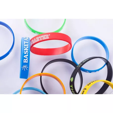 Silikónový náramok - S jedinečnou 1 farebnou potlačou - Detská veľkosť