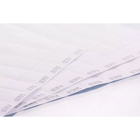 Náramky 1" Tyvek S farebnou potlačou, s kupónom (STUB) - EXPRES