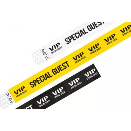 Náramky 1" Tyvek VZOROVANÉ  - VIP Special Guest