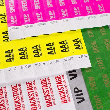 Náramky 1" Tyvek VZOROVANÉ  - VIP