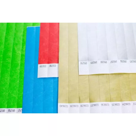 Náramky Tyvek 3/4" - Detská veľkosť (20cm) - Bez potlače