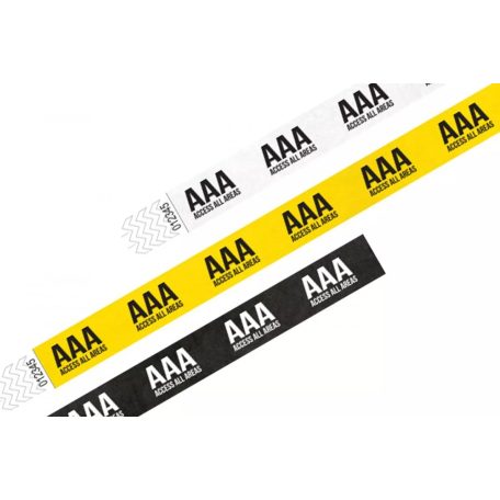 Náramky Tyvek 3/4" VZOROVANÉ - AAA