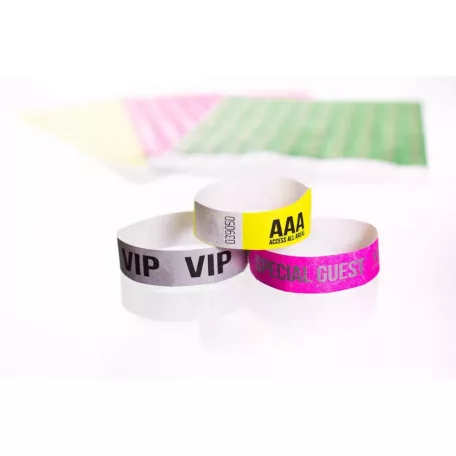 Náramky Tyvek 3/4" VZOROVANÉ - VIP Special Guest