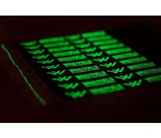 Náramky Tyvek 3/4" s fosforeskujúcou potlačou