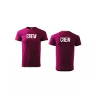 Unisex s okrúhlym výstrihom CREW nápisom