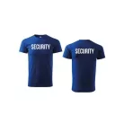 Unisex s okrúhlym výstrihom SECURITY nápisom