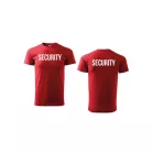 Unisex s okrúhlym výstrihom SECURITY nápisom