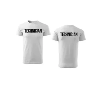 Unisex s okrúhlym výstrihom TECHNICIAN nápisom