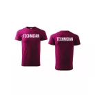 Unisex s okrúhlym výstrihom TECHNICIAN nápisom