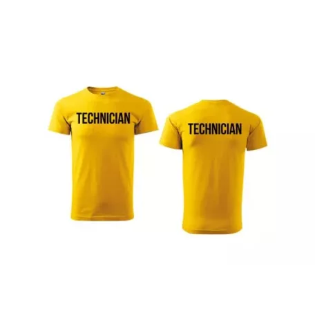 Unisex s okrúhlym výstrihom TECHNICIAN nápisom
